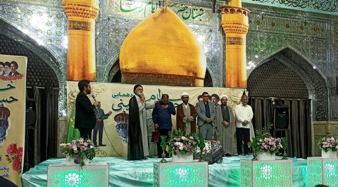 تجلیل از خدام حرم مطهر سید علاالدین حسین(ع) در شیراز