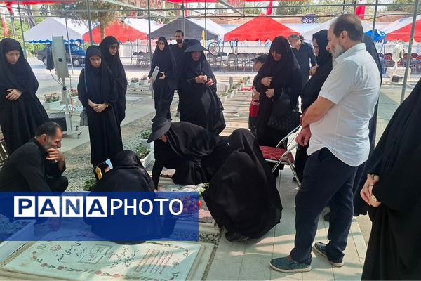 برگزاری مراسم تجدید میثاق با شهدا