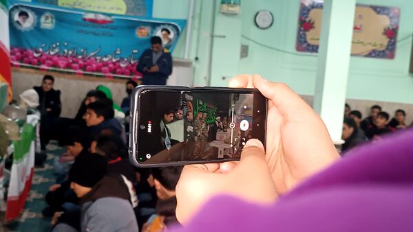 مراسم استقبال از شهید گمنام در دبیرستان شاهد ابوذر غفاری نیشابور 