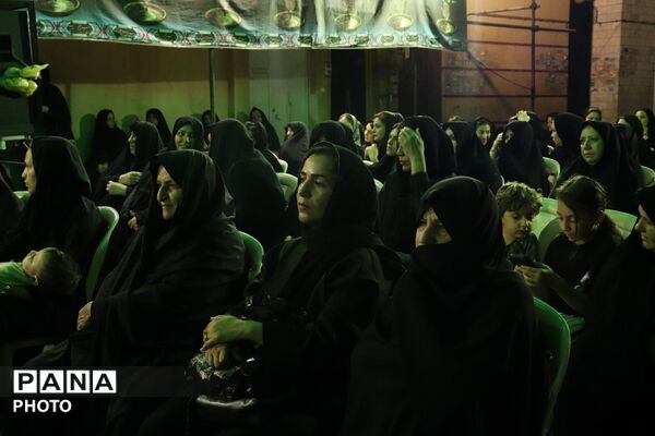 مراسم سوگواری حضرت قاسم بن الحسن (ع) در هیئت جوانان عباسیه شیرودی اسلامشهر