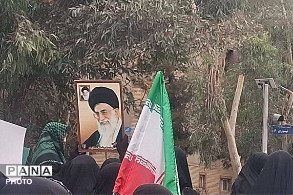 خروش مردم خاورشهر ناحیه یک ری در روز قدس؛ حمایت بی‌دریغ از فلسطین