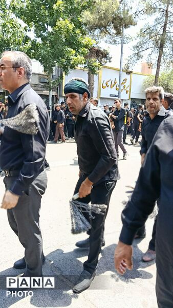 مراسم عزاداری تاسوعای  حسینی در حسینیه ابوالفضلی کاشمر 