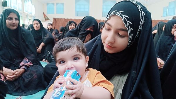  مراسم شیرخوارگان حسینی در شهرستان مارگون