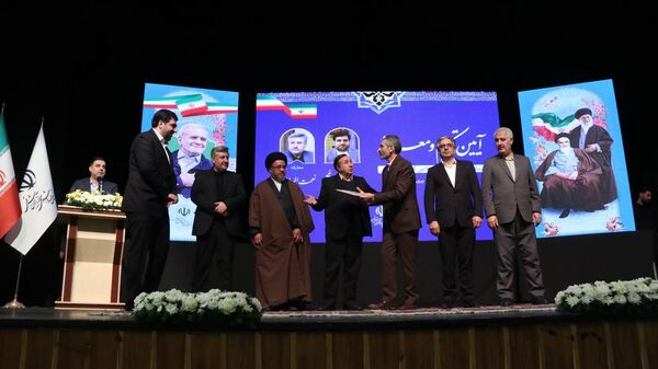 مراسم تکریم و معارفه مدیرکل فرهنگ و ارشاد اسلامی آذربایجان شرقی