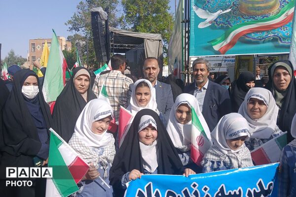 اجتماع سراسری «اقتدار ایران سرافراز» جان فدایان امام رضایی شهرستان ورامین