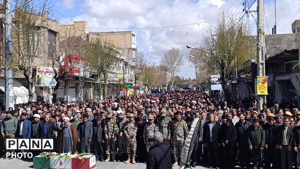تشییع پیکر مطهر شهید والامقام سالار امامی‌فر