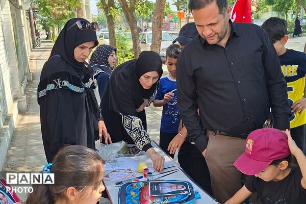 برپایی موکب‌های پذیرایی از جاماندگان اربعین در ملارد