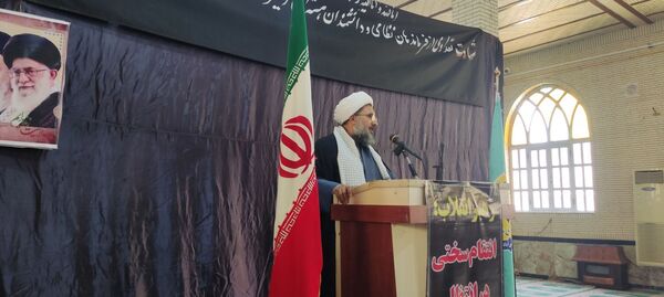 مردم حاجی‌‌‌آباد در جواب اسرائیل پای در خیابان‌ها نهادند