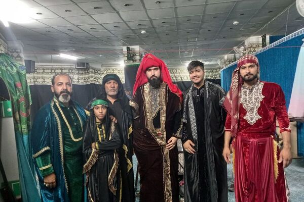 مراسم تعزیه خوانی شهادت حضرت عباس  در قیامدشت