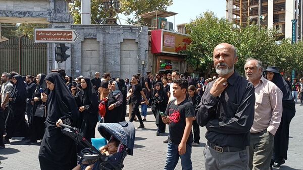  مراسم جاماندگان اربعین در مشهد مقدس
