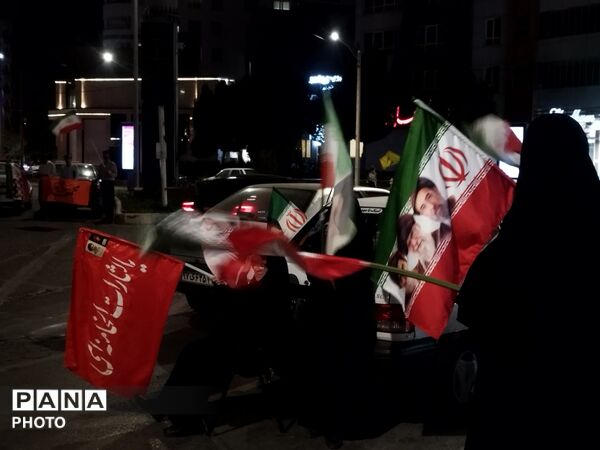 موکب شهدای بسیج در میدان فلک آزادی نیشابور