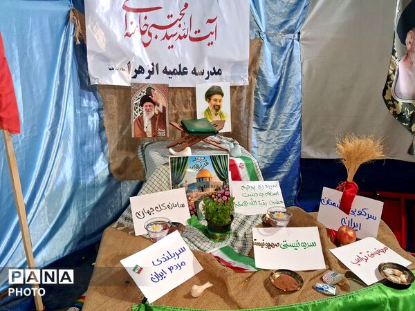 حماسه سازی مردم نیشابور در بیستمین شب از راهپیمایی های مردمی بلوار فضل 