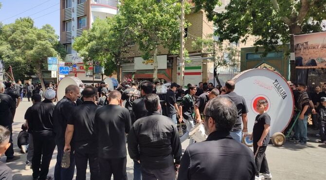 تویسرکان غرق در ماتم تاسوعای حسینی