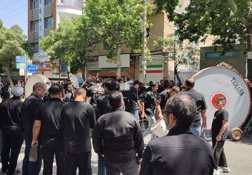 تویسرکان غرق در ماتم تاسوعای حسینی