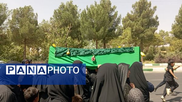 مراسم تشییع نمادین پیکر امام رضا (ع) در کاشمر