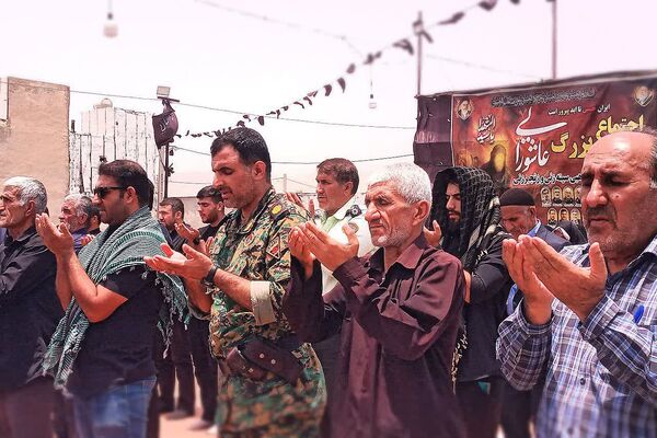 نماز ظهر عاشورا در شهرستان باشت