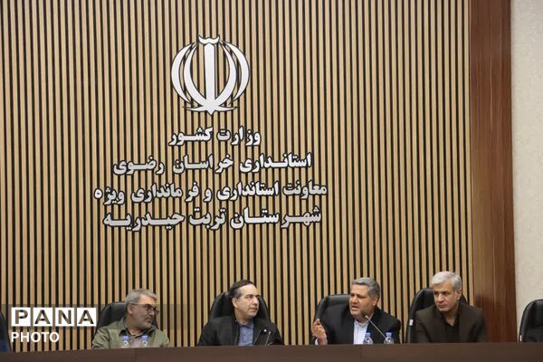 نشست معاون وزیر فرهنگ و ارشاد اسلامی با جامعه هنری تربت حیدریه 