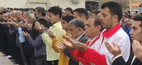 نماز عید سعید فطر در شهر جعفریه قم