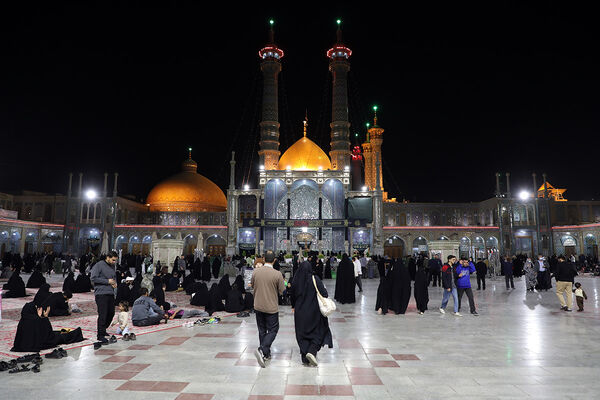 حرم کریمه اهل بیت در  شام شهادت حضرت زهرا(س)