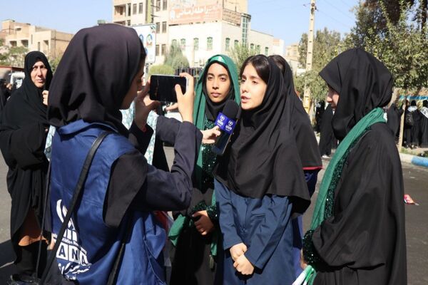 حضور پرشور دانش‌آموزان پاکدشتی در راهپیمایی روز ۱۳ آبان