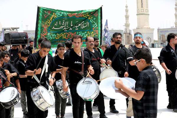 عزاداری روز تاسوعا در مسجد مقدس جمکران