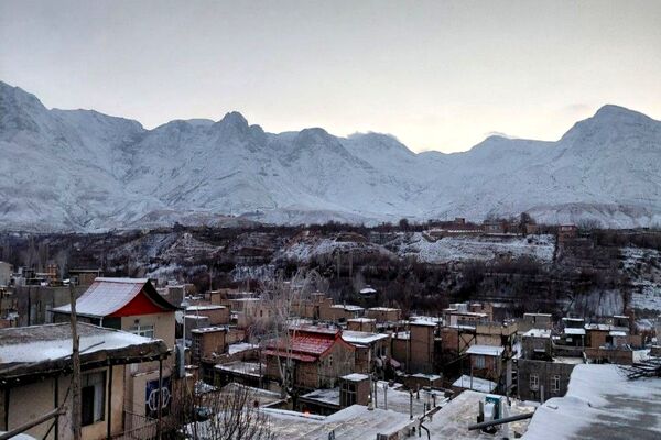 جلوه زمستانی طبیعت شهر بار نیشابور 