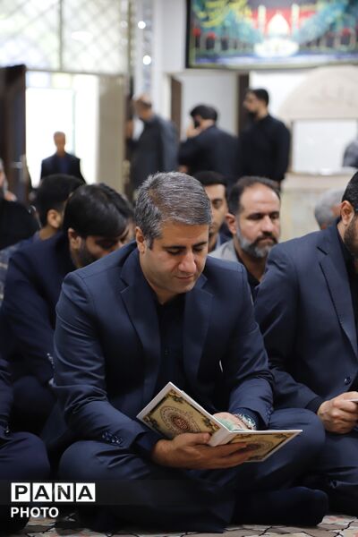 هم‌نوایی جامعه فرهنگیان تهران در سوگ رهبر شهید