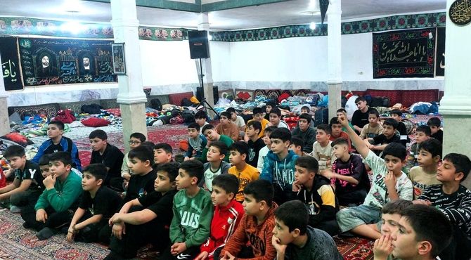برگزاری اولین روز اعتکاف دانش‌آموزان پسر نظرآباد با محوریت تربیت و نشاط