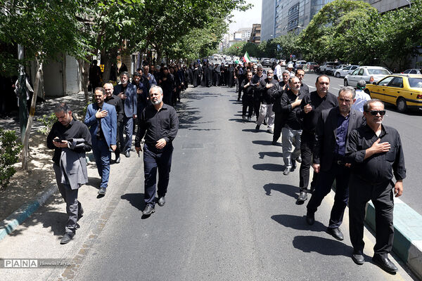 عزاداری کارکنان وزارت آموزش و پرورش همزمان با ششمین روز ماه محرم‌‌