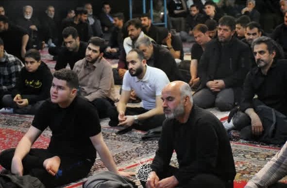 عزاداری شهادت امام جعفر صادق (ع) در آبیک 