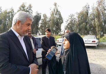 مراسم چهلمین روز شهادت بسیجی عیسی برسم