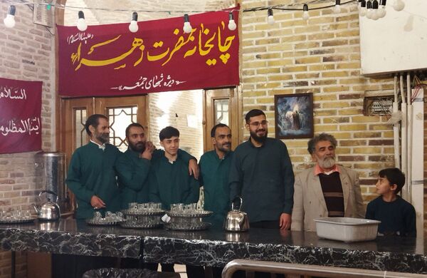 گذری بر چایخانه حضرت فاطمه زهرا در مسجد جامع نیشابور 