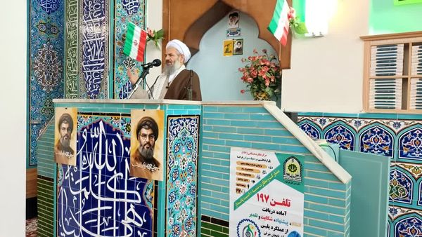 نمازجمعه اهر با صفای حضور نوجوانان