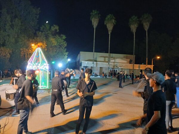 مراسم عزاداری شب عاشورا در پایگاه هوایی شهید دوران شیراز
