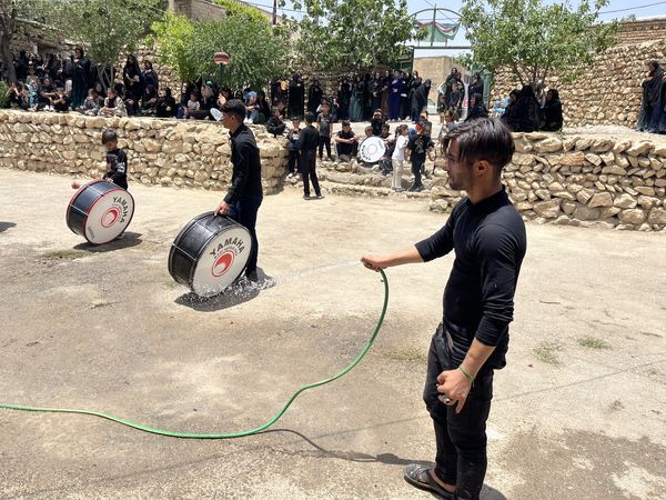 روستای قلعه سوخته در سوگ عاشورا