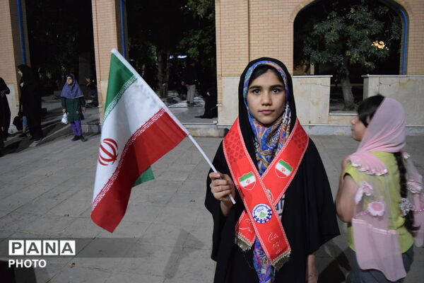 فارسان در مسیر کربلا؛ صد و پنجاه و پنجمین تجمع شبانه مردم با حال‌وهوای اربعین