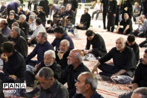 مراسم عزاداری تاسوعای حسینی در زیارتگاه شهید مدرس 