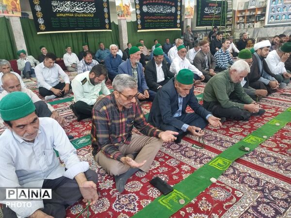 اقامه نماز جمعه عبادی سیاسی  در مسجد جامع شهربار نیشابور