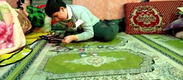 جلوه‌هایی از اعتکاف پسران آشخانه 