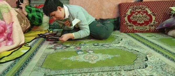 جلوه‌هایی از اعتکاف پسران آشخانه 