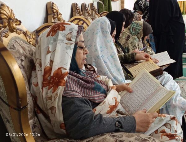 تجلی معنویت و پیوند مادر و دختری در اعتکاف مسجد جامع رامیان