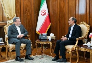 دیدار سرکنسول جدید جمهوری اسلامی ایران در بمبئی هند با عراقچی