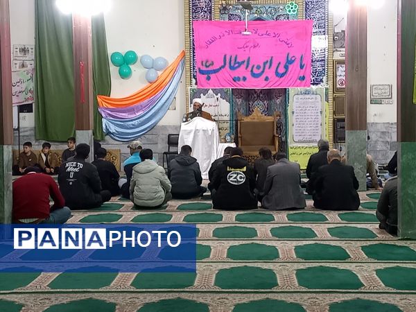 جشن ولادت حضرت علی(ع) در مسجد پنج تن سملقان