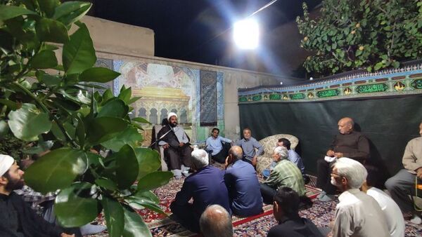 روضه خانگی در یکی از خانه کهن شهرستان کاشمر