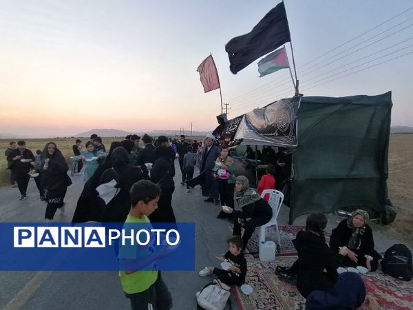 جاماندگان اربعین حسینی شهرستان شیروان