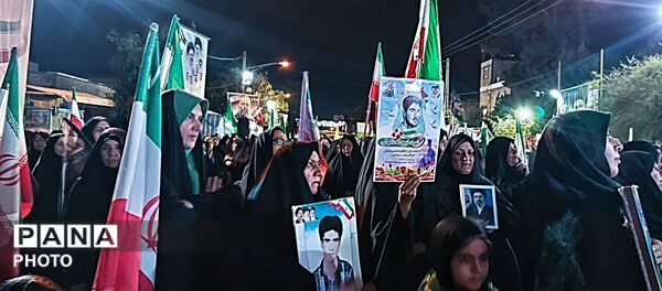 شبی دیگر از تجمعات شبانه با حضور پرشور مردم پلدختر