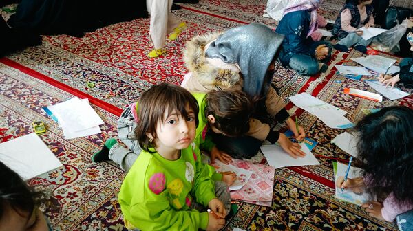 برپایی غرفه کودک در نمازجمعه شهرستان کاشمر 