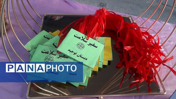 آیین افتتاحیه سفیران سلامت دبستان توحید کاشمر