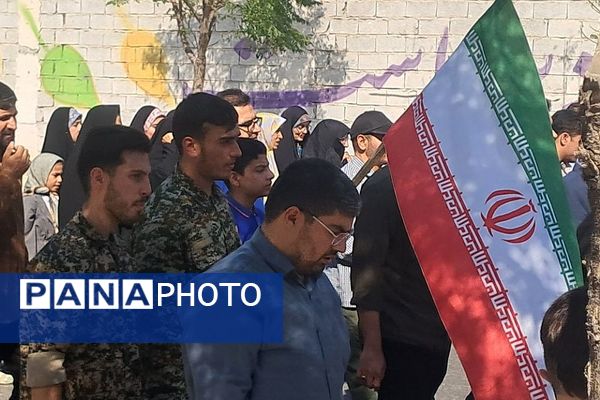 همبستگی مردم ولایتمدار نسیم‌شهر در راهپیمایی علیه رژیم صهیونیستی