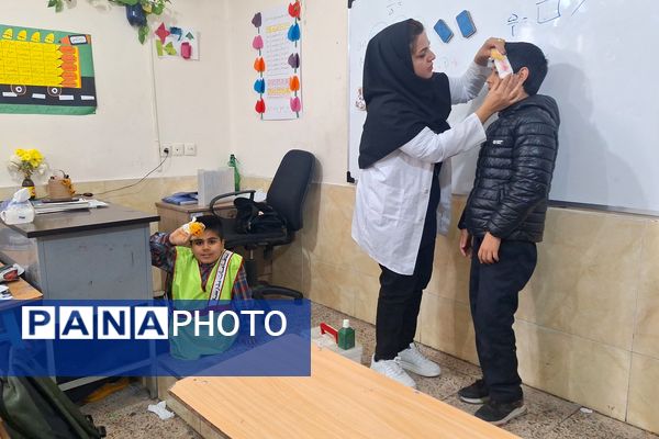 مانور زلزله در دبستان معارف 6 ناحیه 3